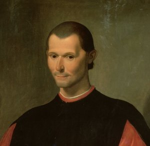 Portret van Niccolo Machiavelli (detail)